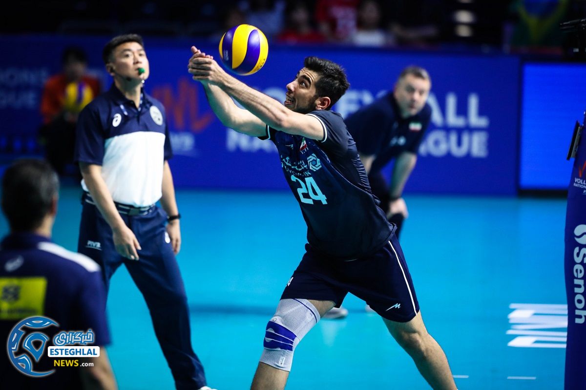 دیدار تیم ملی والیبال برزیل و ایران