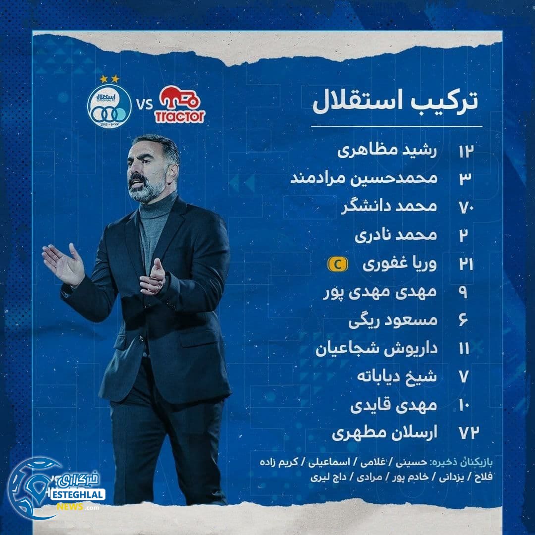 ترکیب استقلال مقابل تراکتور