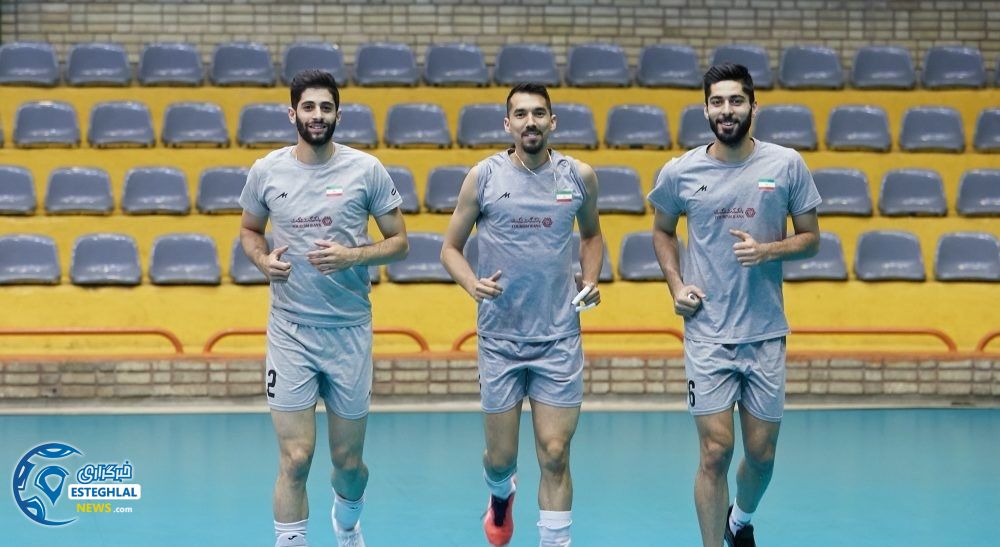 تمرین تیم ملی والیبال