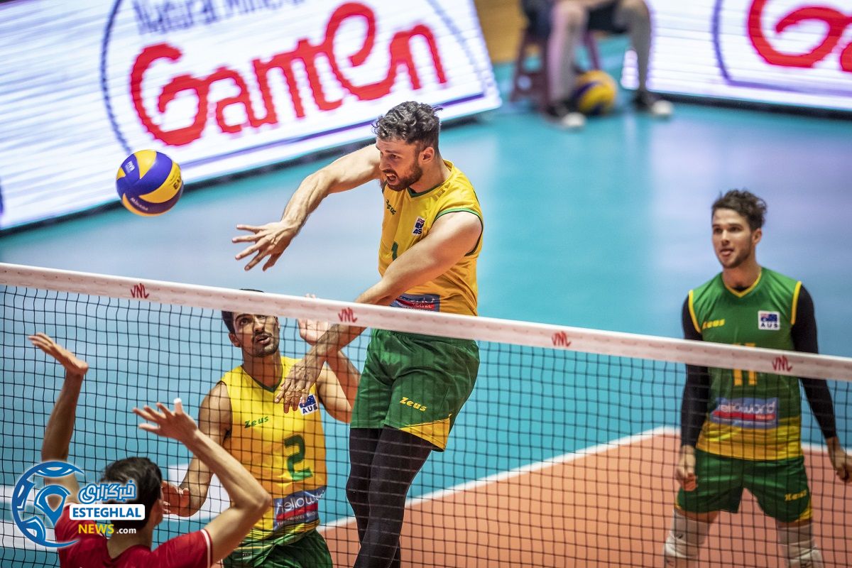 دیدار تیم های ملی والیبال ایران و استرالیا