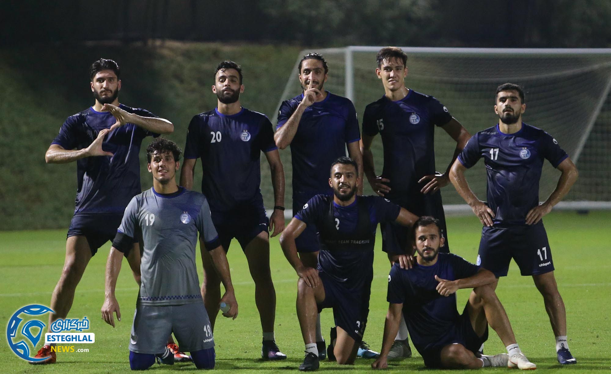 تمرین استقلال در دوحه