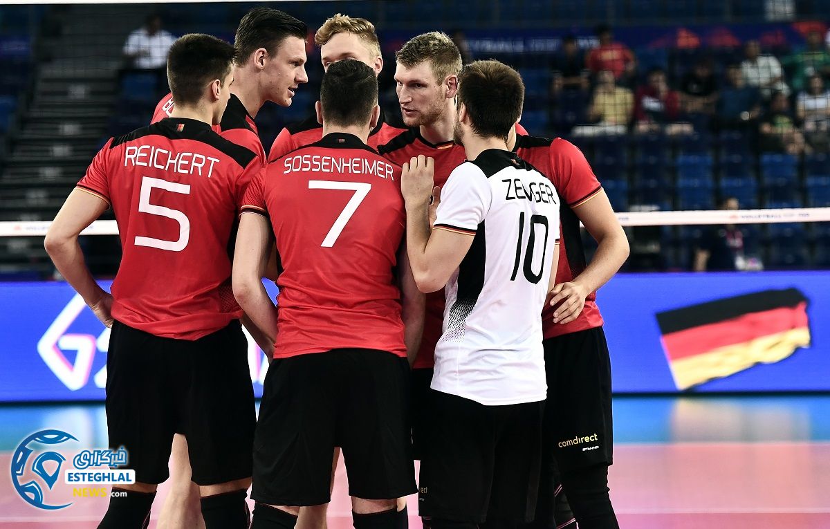 دیدار تیم ملی والیبال ایران و آلمان