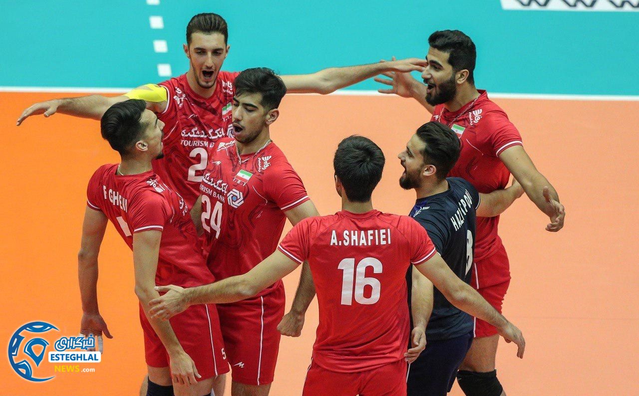 دیدار تیم های ملی والیبال ایران و هند