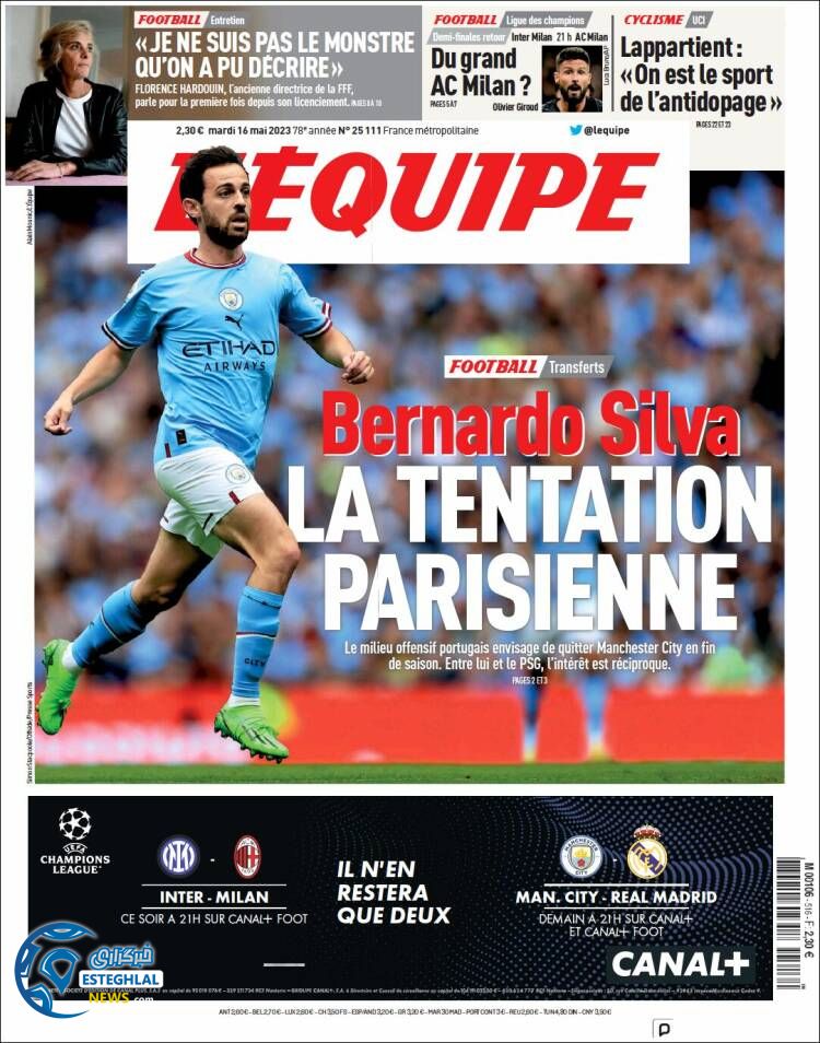 روزنامه ورزشی اکیپ سه شنبه 26 اردیبهشت 1402 