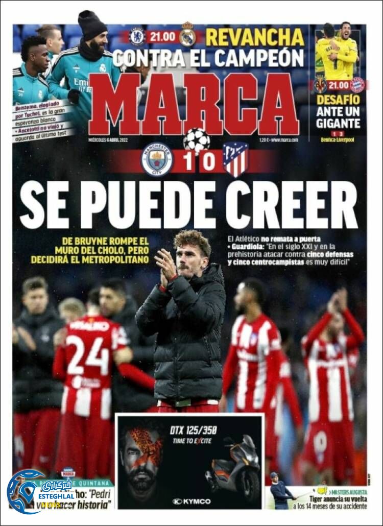 روزنامه ورزشی مارکا چهارشنبه 17 فروردین 1401