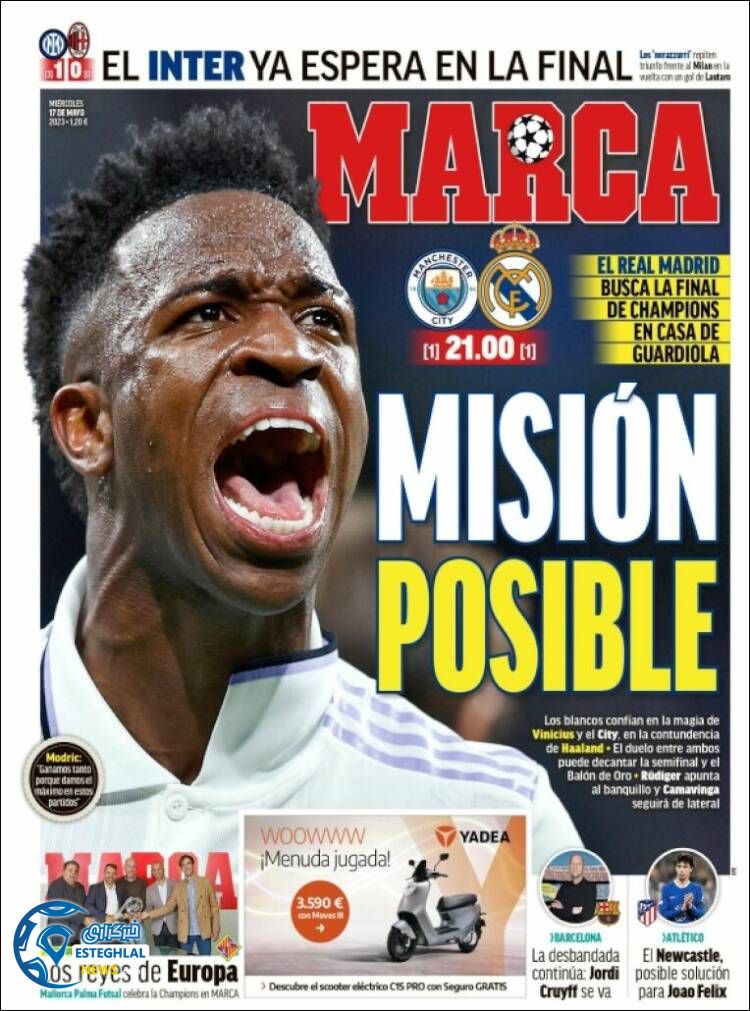 روزنامه ورزشی مارکا چهارشنبه 27 اردیبهشت 1402 