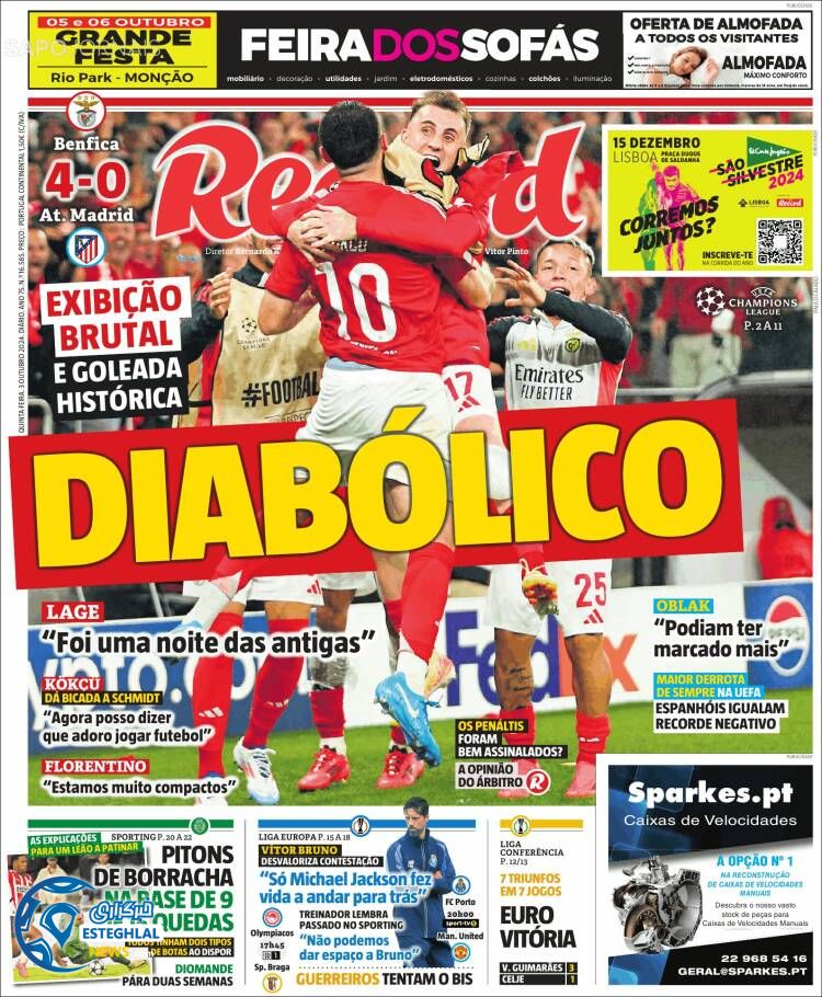 روزنامه ورزشی رکورد پنجشنبه 12 مهر 1403 