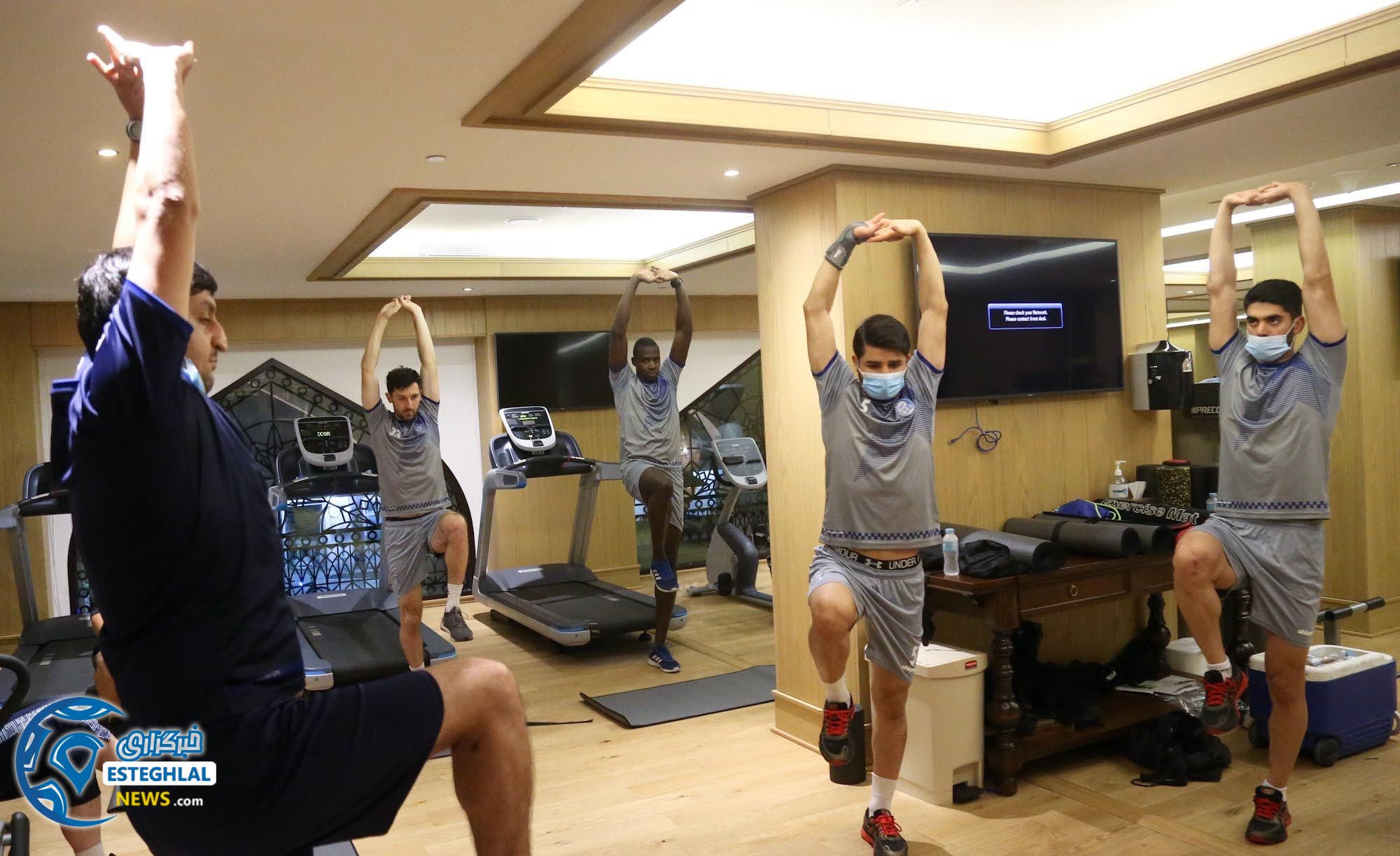 تمرین استقلال در دوحه