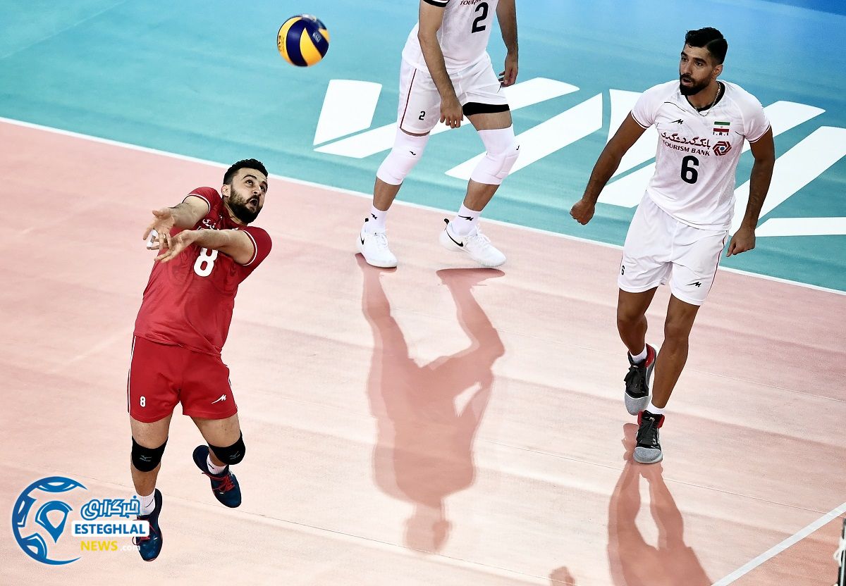 دیدار تیم ملی والیبال ایران و ایتالیا