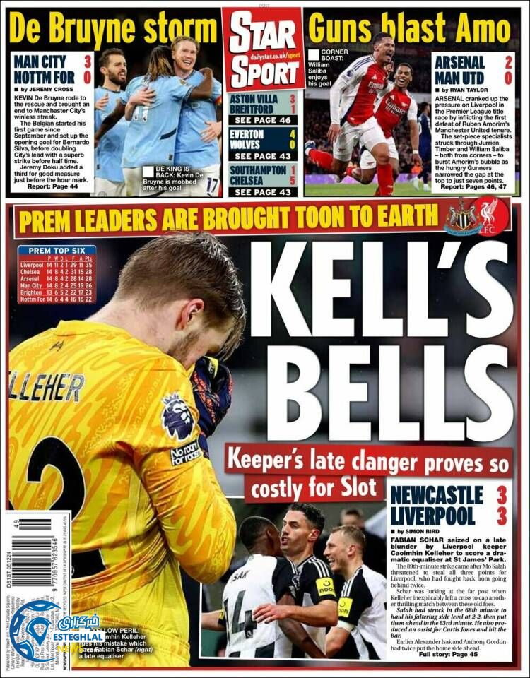 روزنامه ورزشی استار اسپورت پنجشنبه 15 آذر 1403 