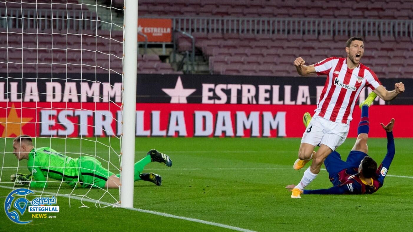 بارسلونا 2-1 اتلتیک بیلبائو