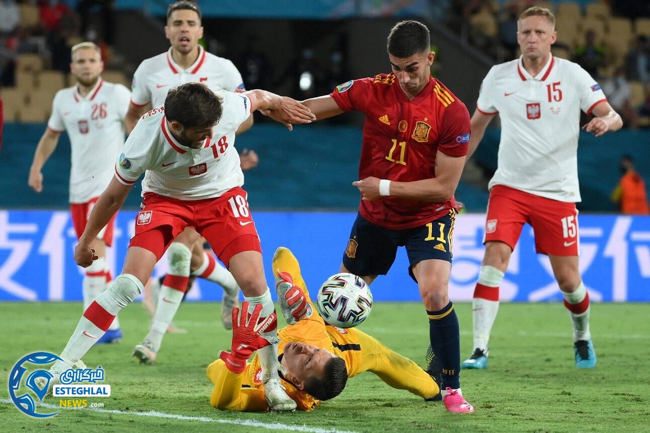 اسپانیا 1-1 لهستان