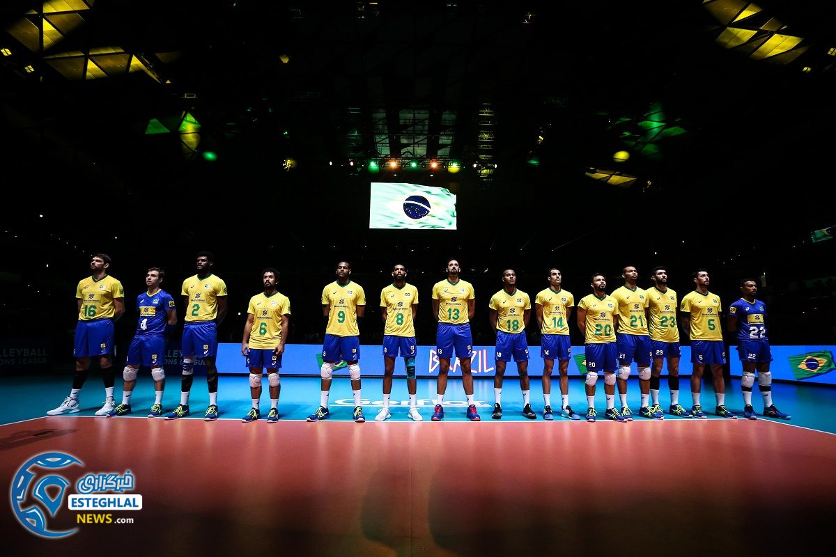 دیدار تیم ملی والیبال برزیل و ایران