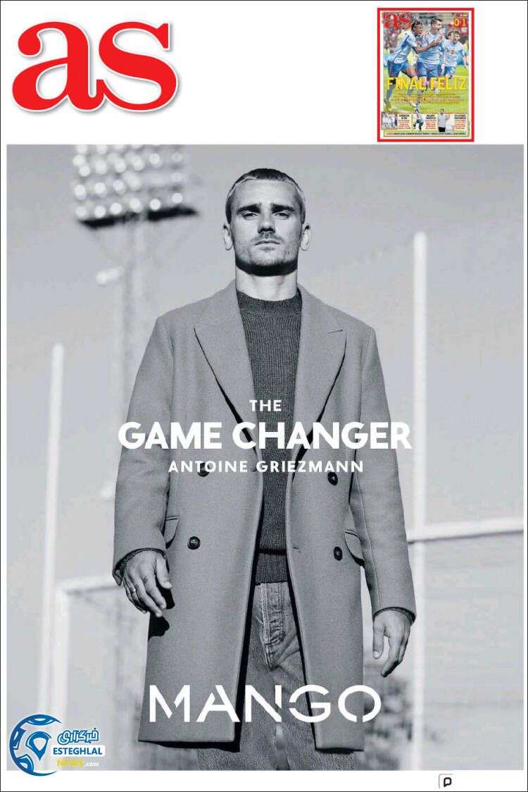 روزنامه  ورزشی آ اس چهارشنبه 6 مهر 1401