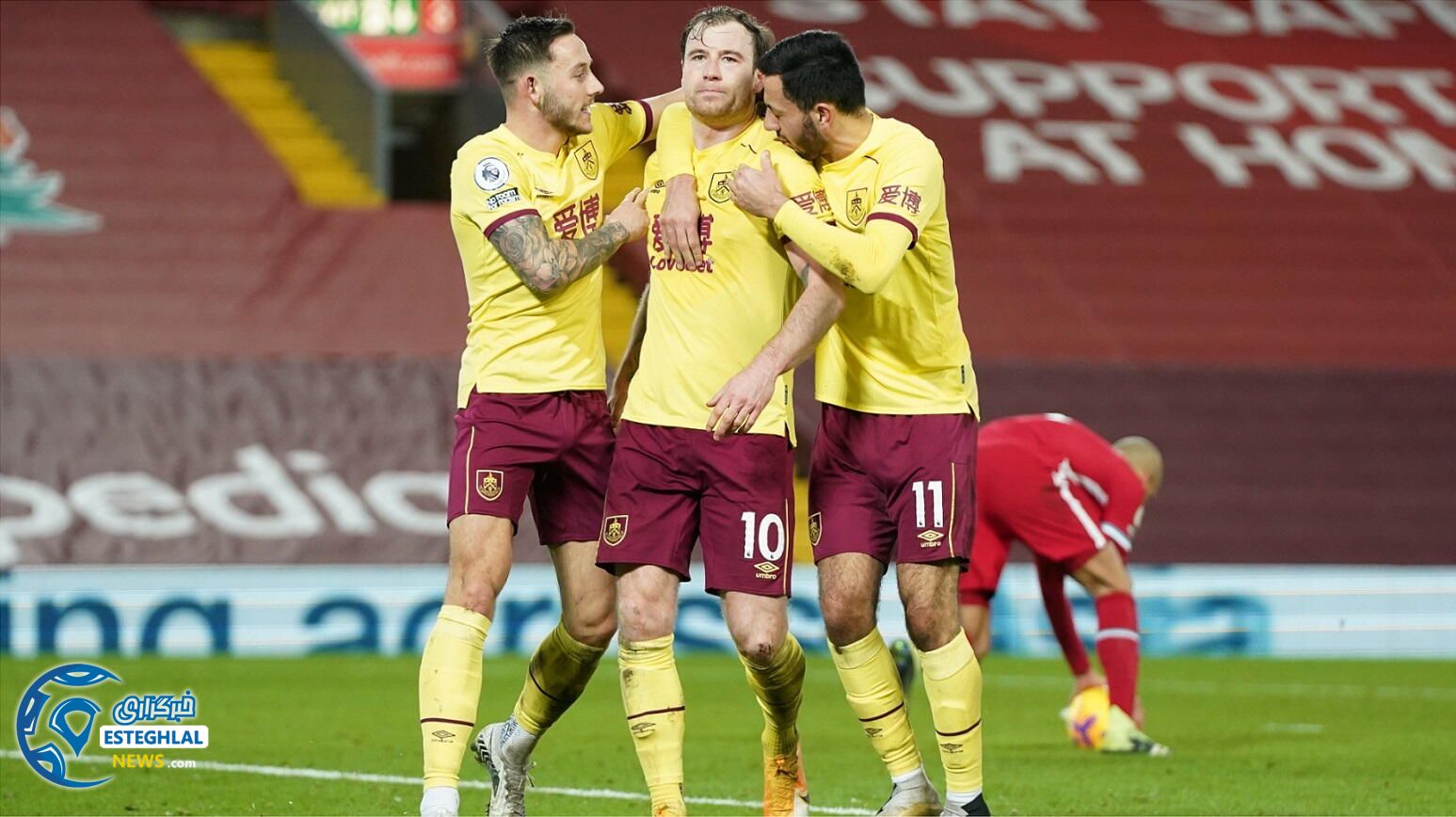 لیورپول 0-1 برنلی