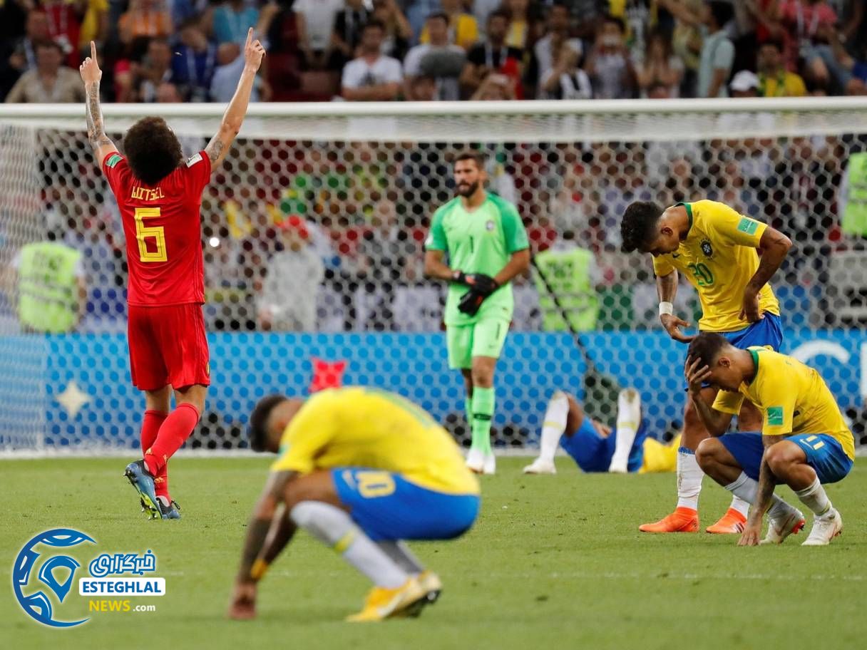 دیدار برزیل و بلژیک