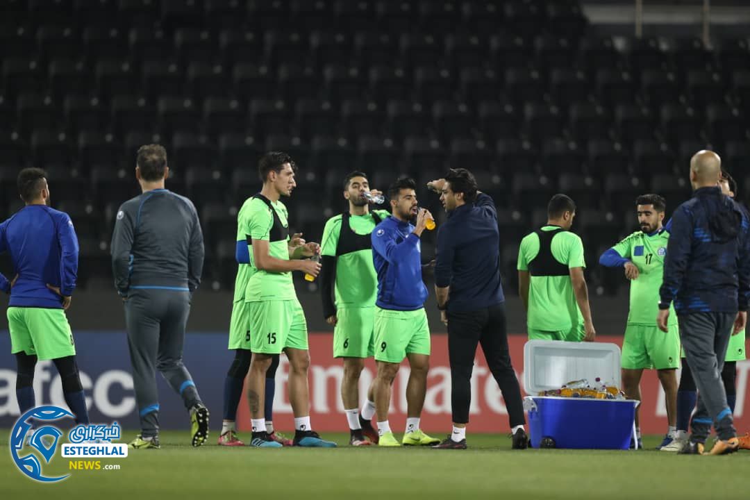 تمرین استقلال در دوحه