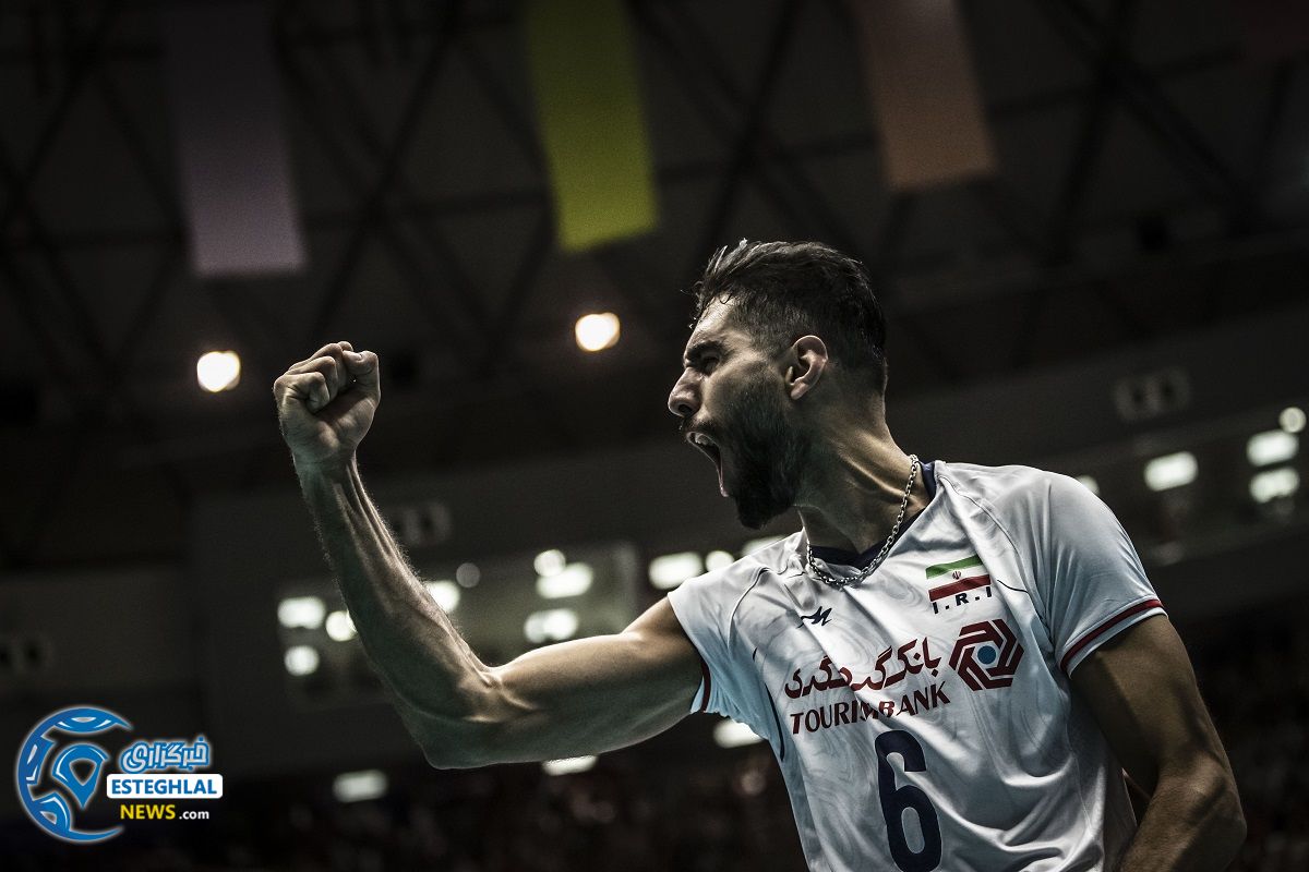 دیدار تیم های ملی والیبال ایران و روسیه