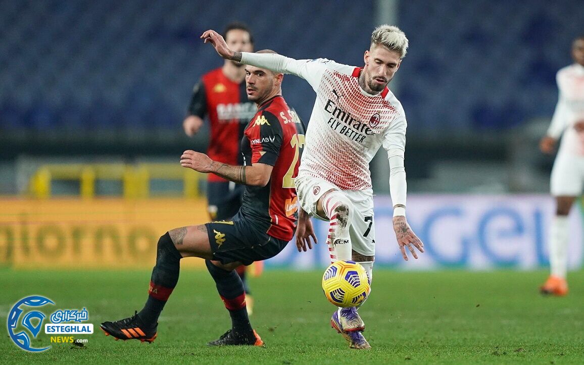 جنوا 2-2 آث میلان