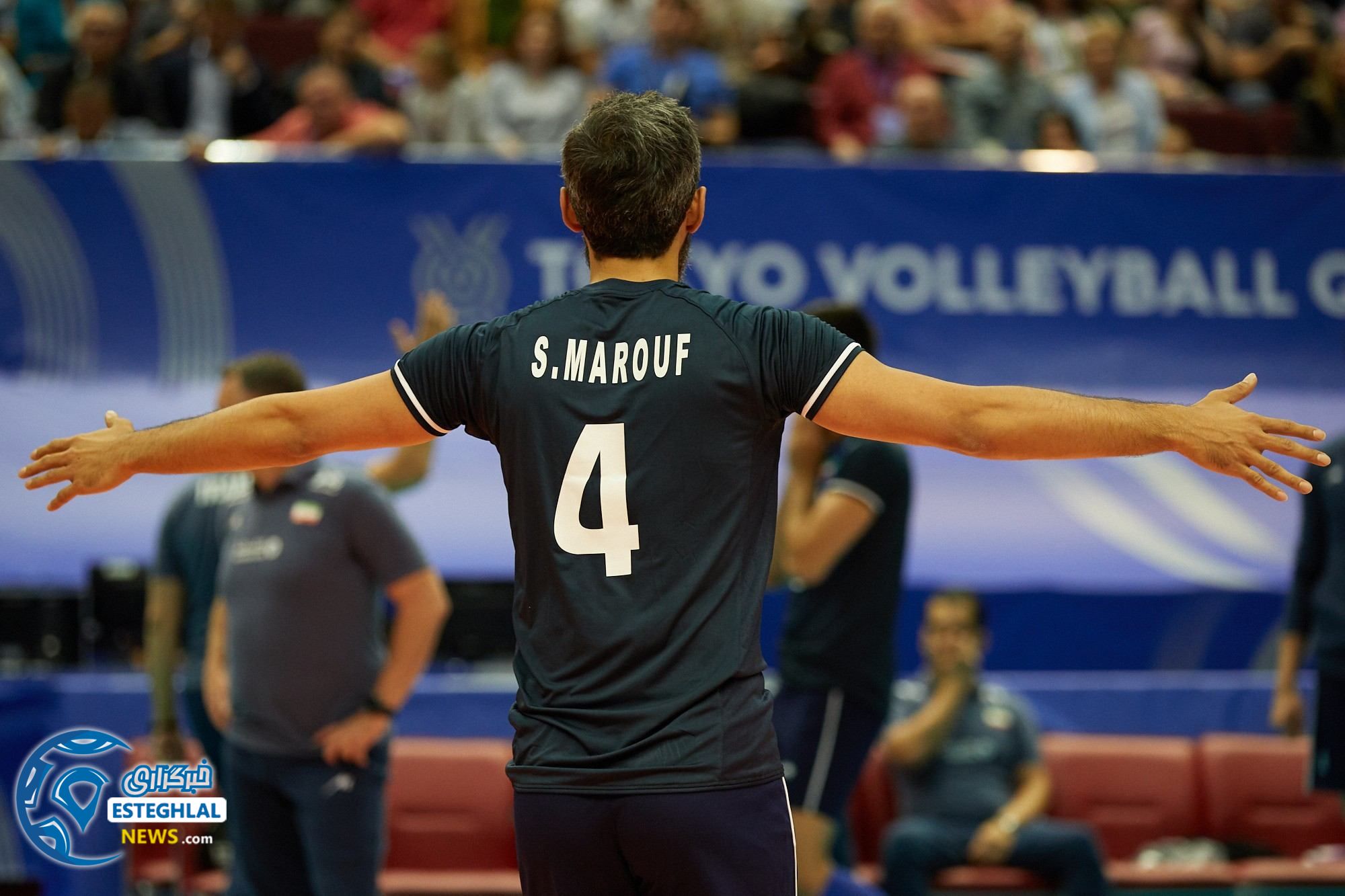 دیدار تیم های ملی والیبال روسیه و ایران