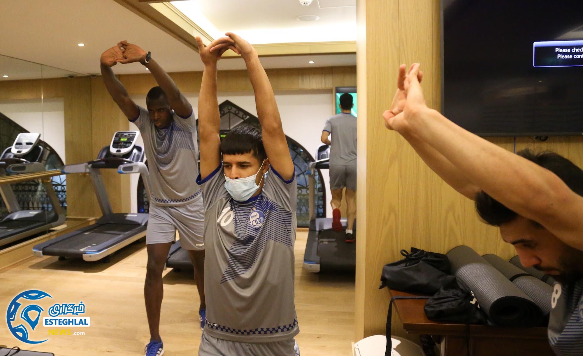 تمرین استقلال در دوحه