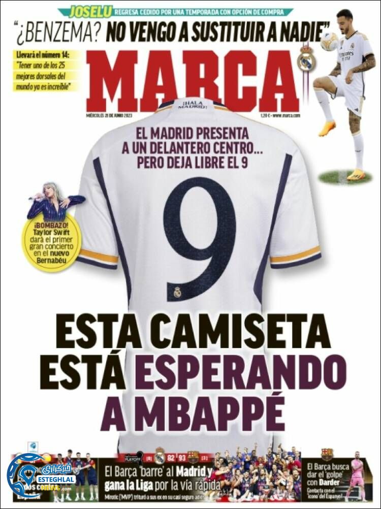 روزنامه ورزشی مارکا چهارشنبه 31 خرداد 1402 