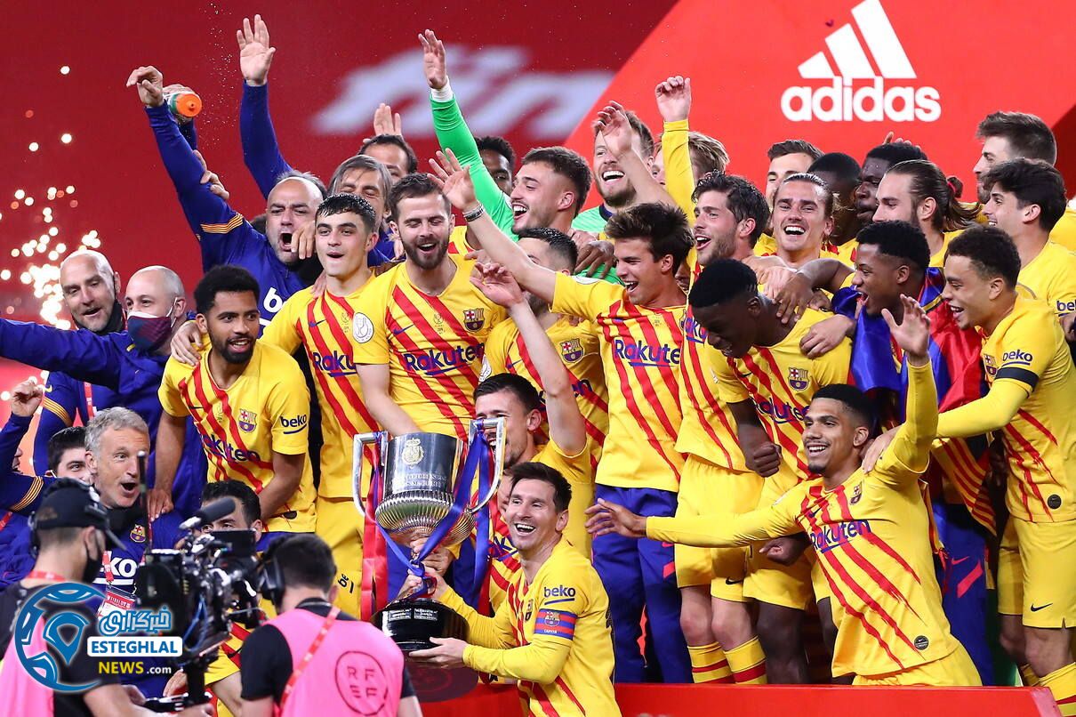 بارسلونا قهرمان کوپا دل ری