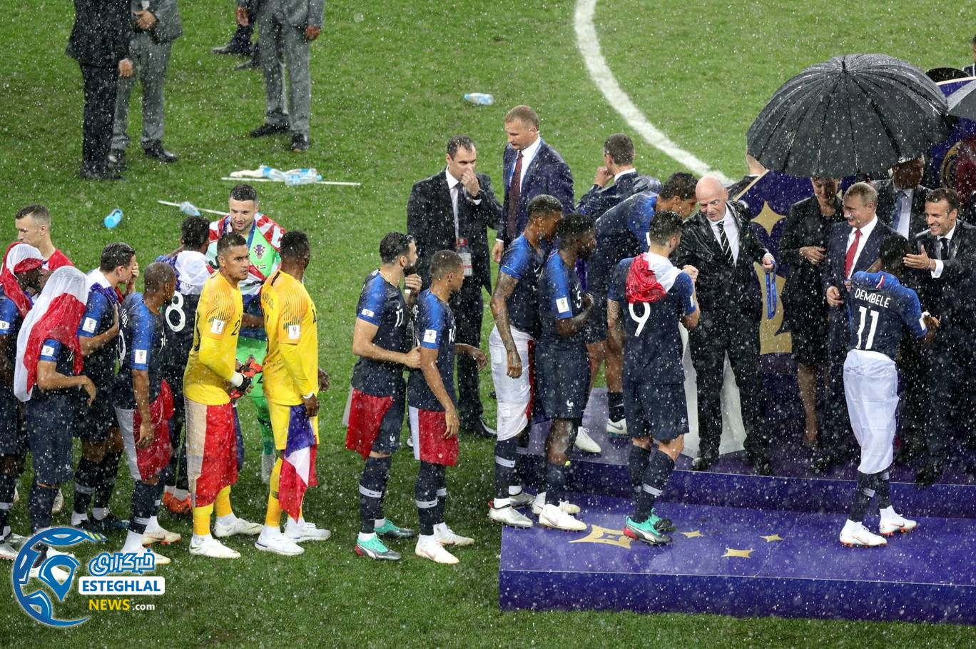 دیدار فرانسه و کرواسی