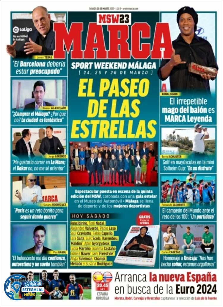 روزنامه ورزشی مارکا شنبه 5 فروردین 1402 