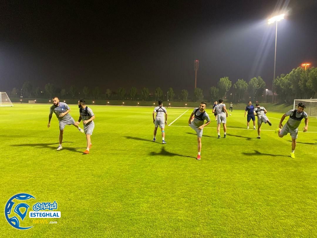 تمرین استقلال در دوحه