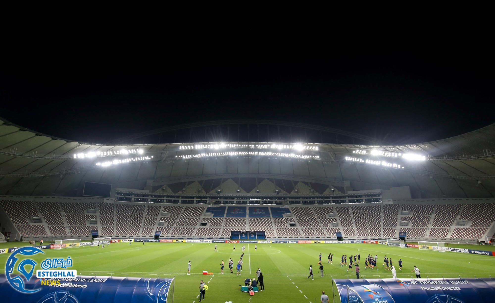 تمرین استقلال در دوحه