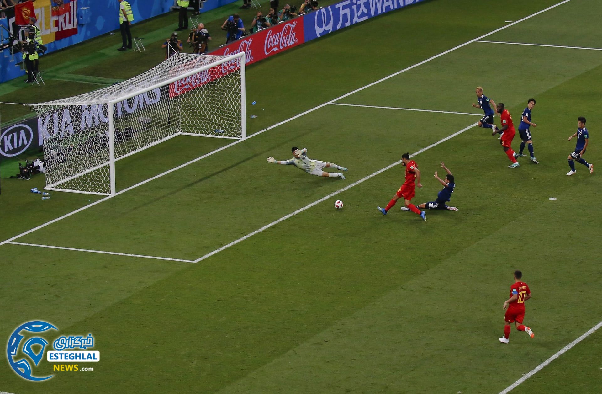 دیدار بلژیک و ژاپن