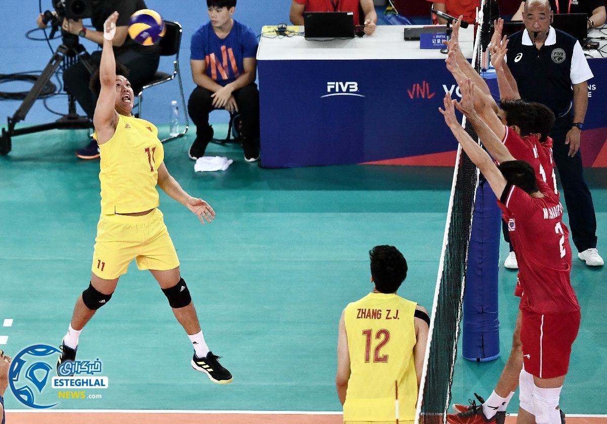 ذیذار تیم ملی والیبال چین و ایران