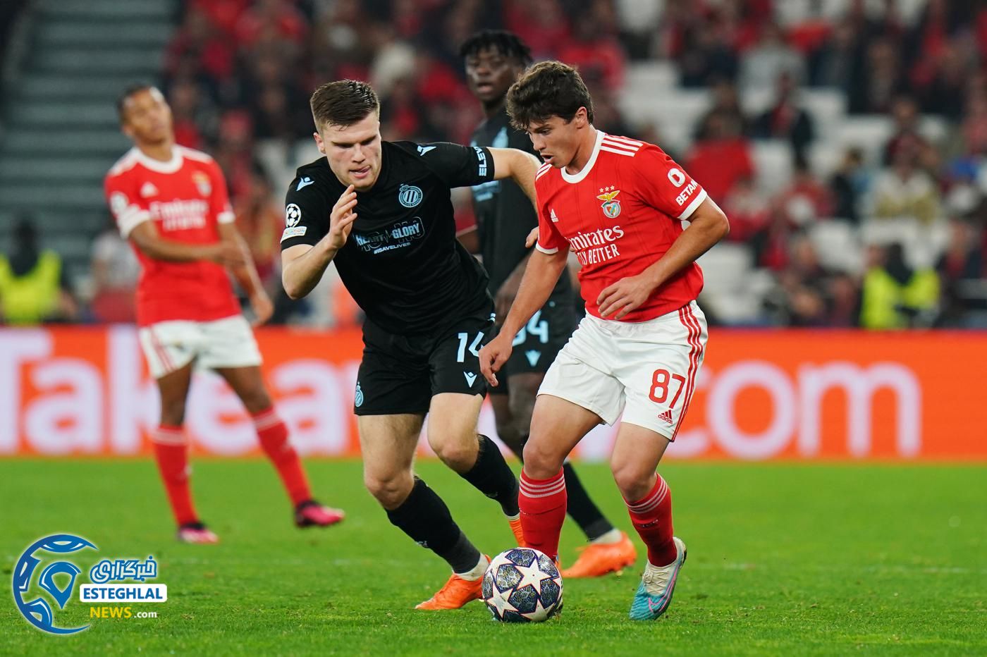 بنفیکا 5-1 کلوب بروژ