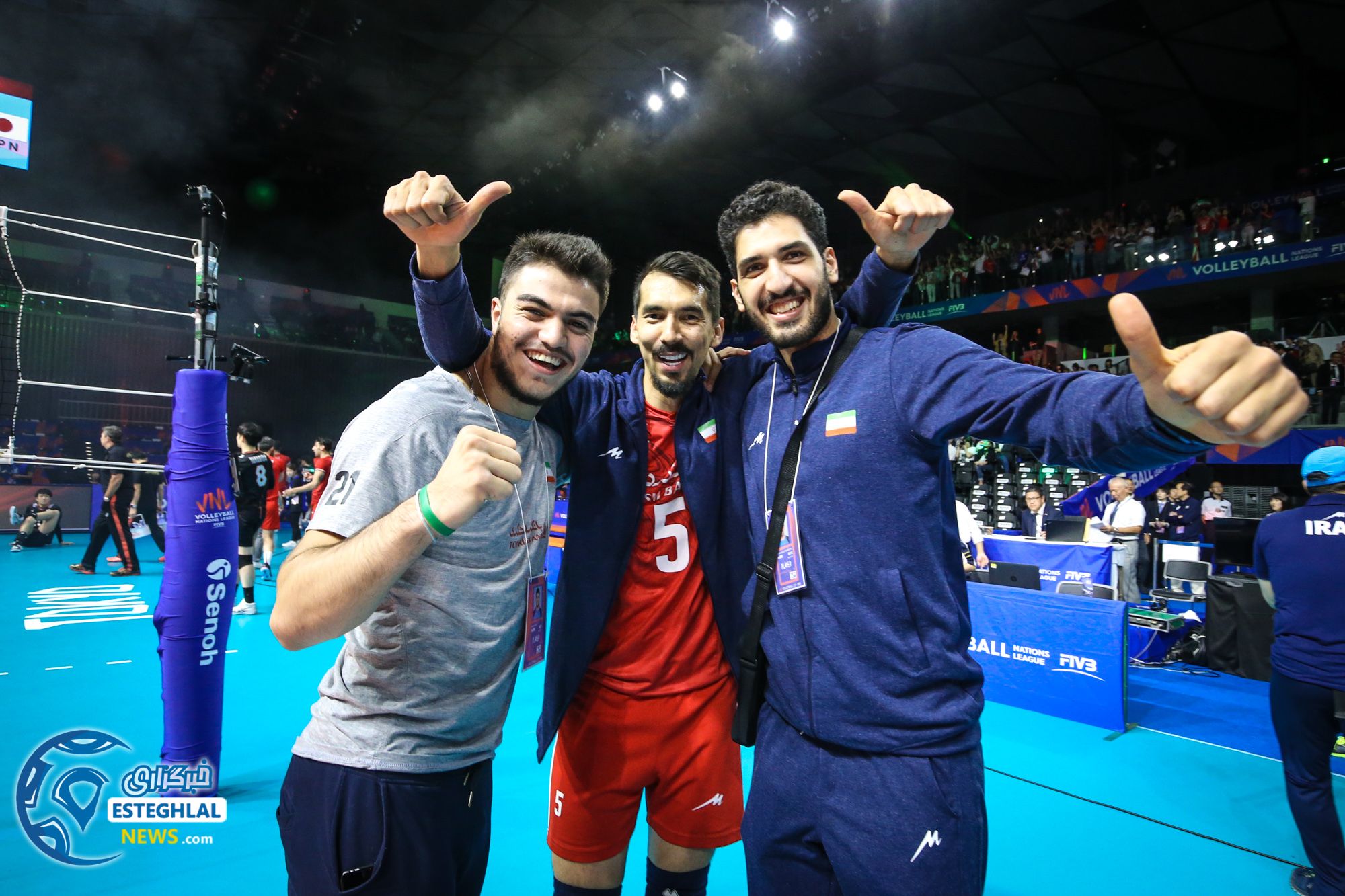 دیدار تیم های ملی والیبال ژاپن و ایران