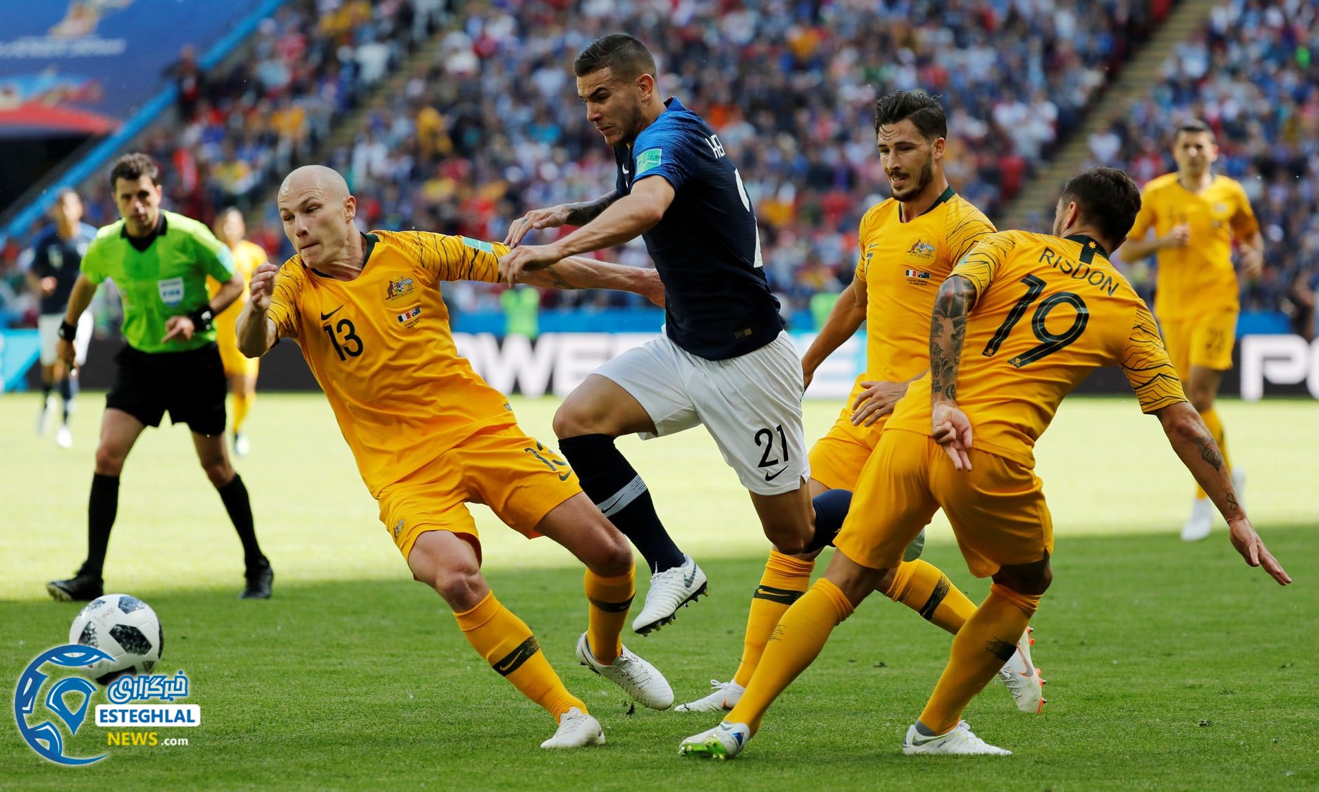 دیدار فرانسه و استرالیا