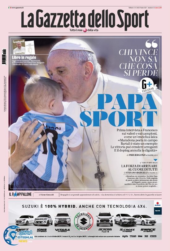 روزنامه ورزشی گاتزتا دلو اسپورت شنبه 13 دی 1399