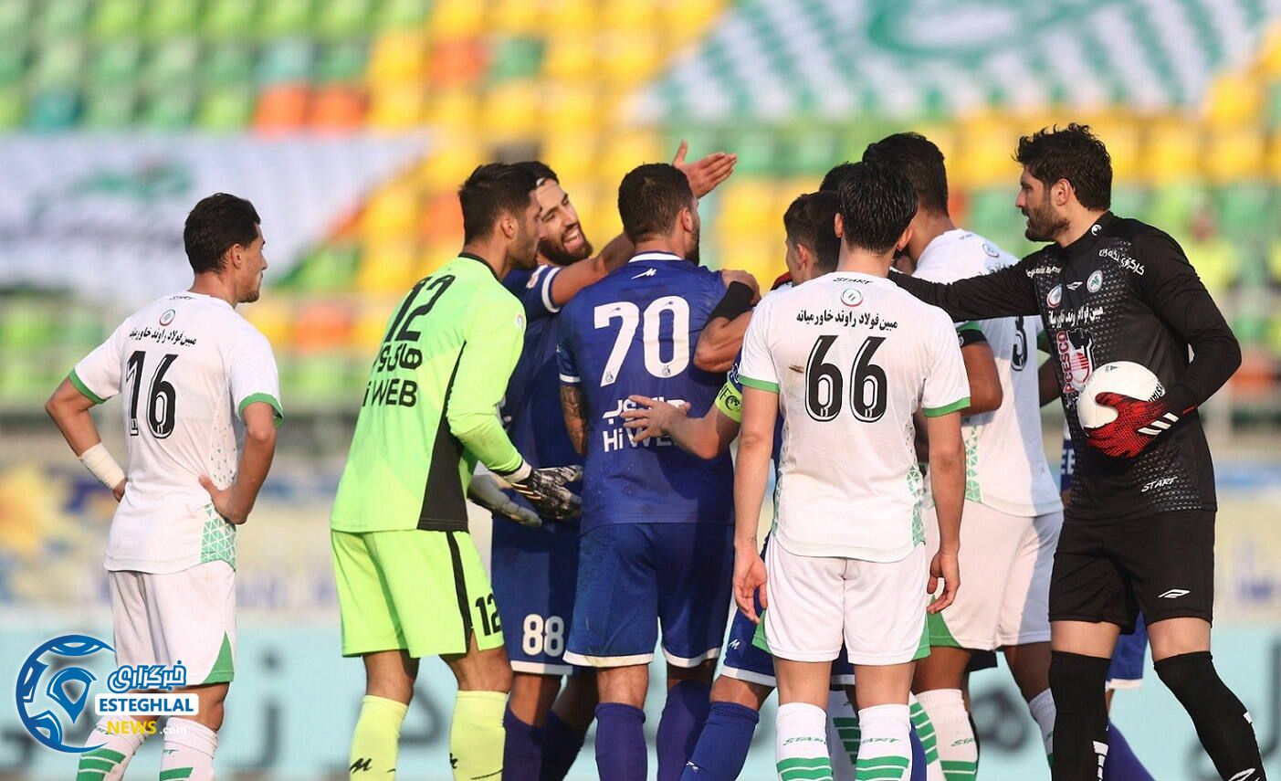  ذوب آهن 0-0 استقلال