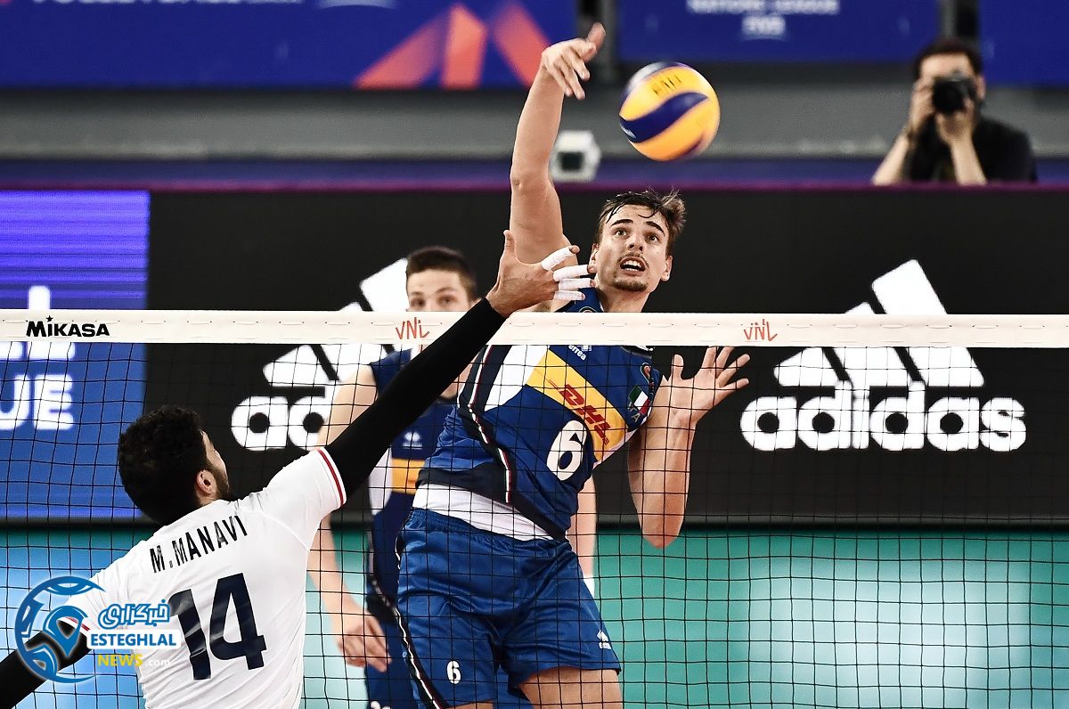 دیدار تیم ملی والیبال ایران و ایتالیا