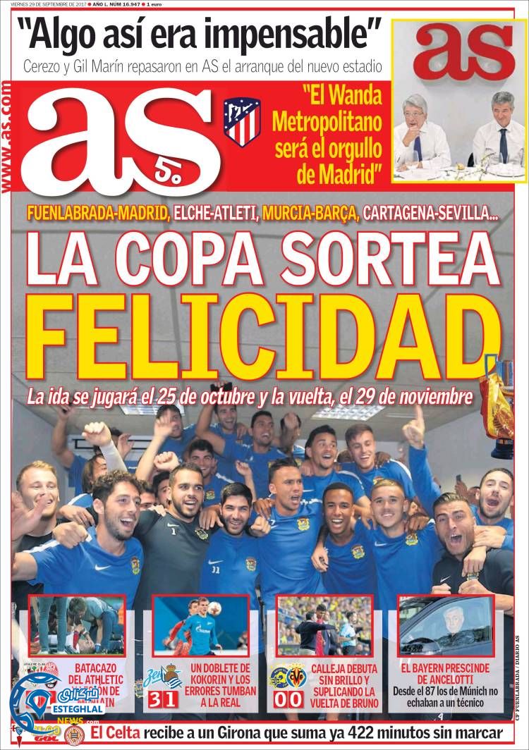 روزنامه آاس جمعه 7 مهر 1396    