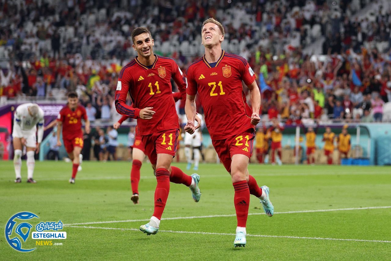 اسپانیا 7-0 کاستاریکا