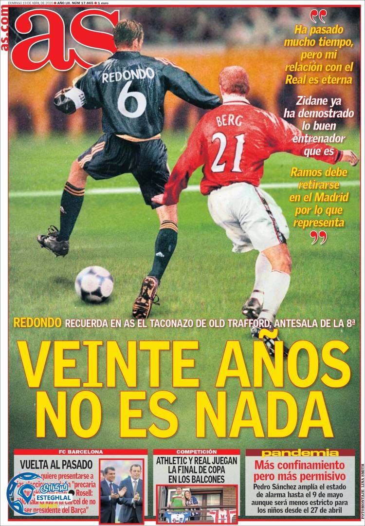 روزنامه ورزشی آاس یکشنبه 31 فروردین 1399