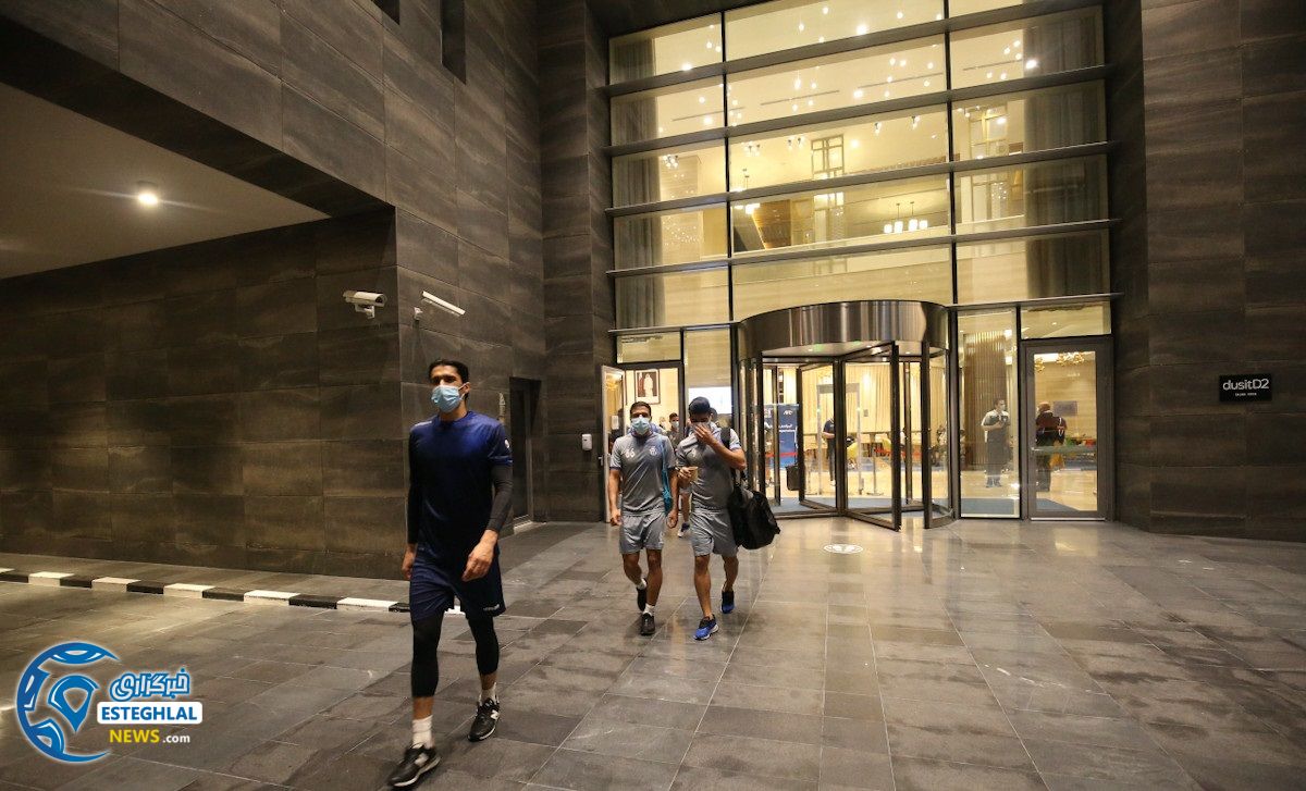 تمرین استقلال در دوحه