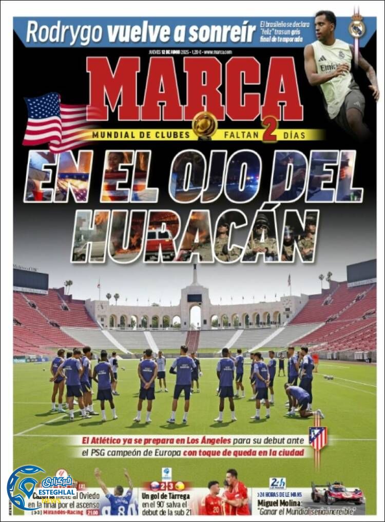 روزنامه ورزشی مارکا پنجشنبه 22 خرداد 1404  