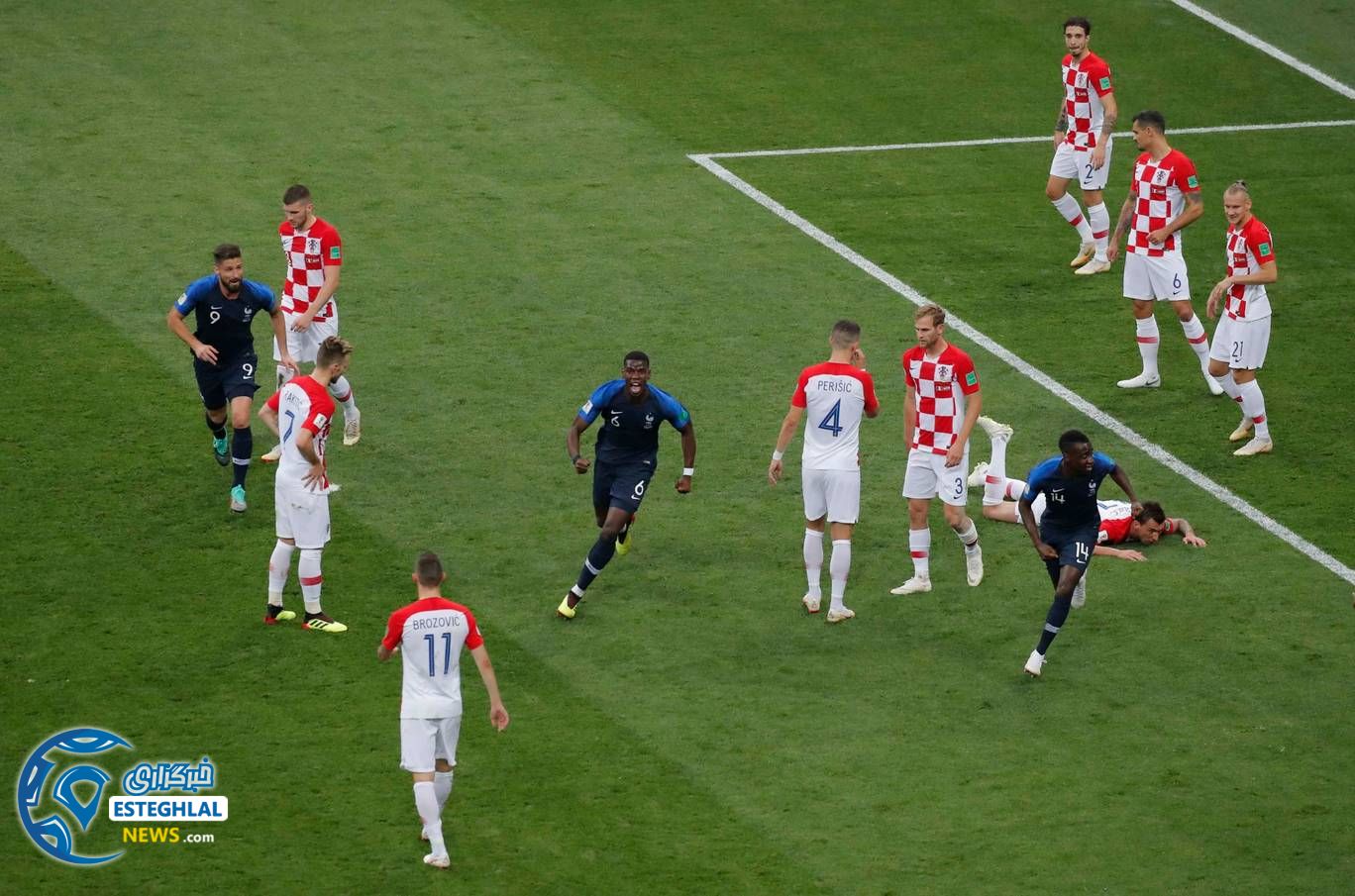 دیدار فرانسه و کرواسی