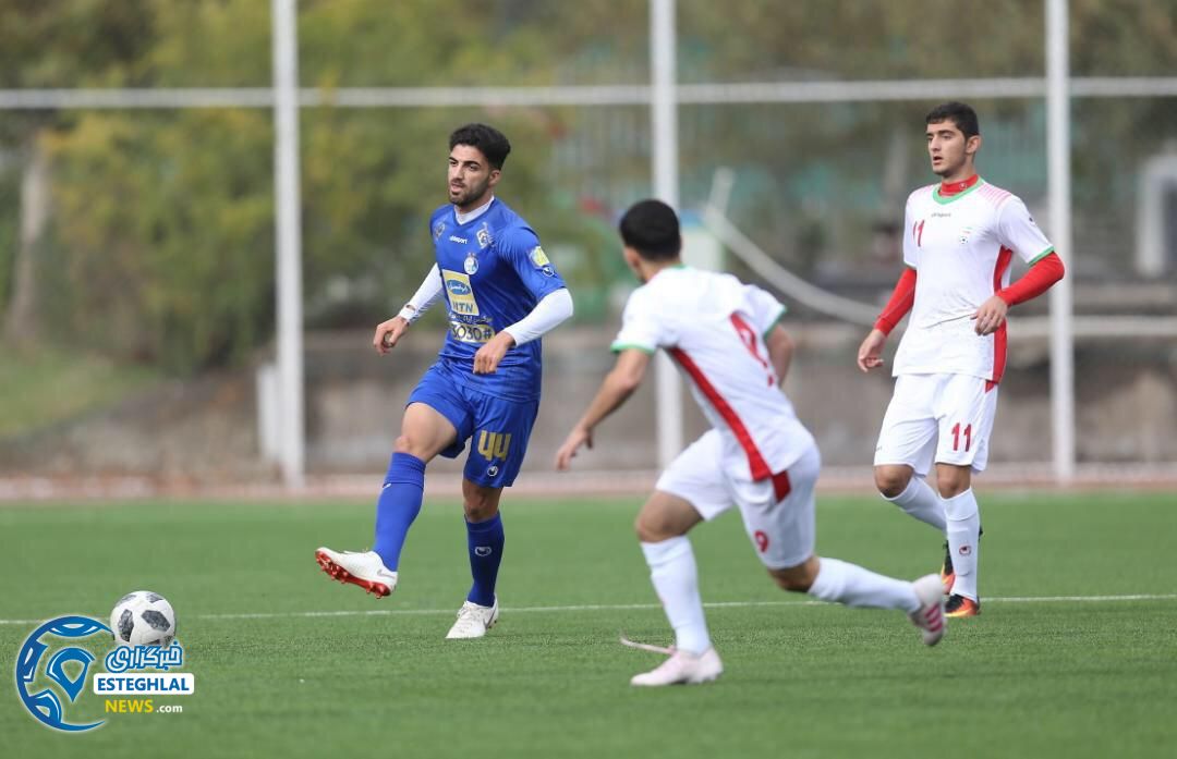 دیدار استقلال و تیم ملی جوانان