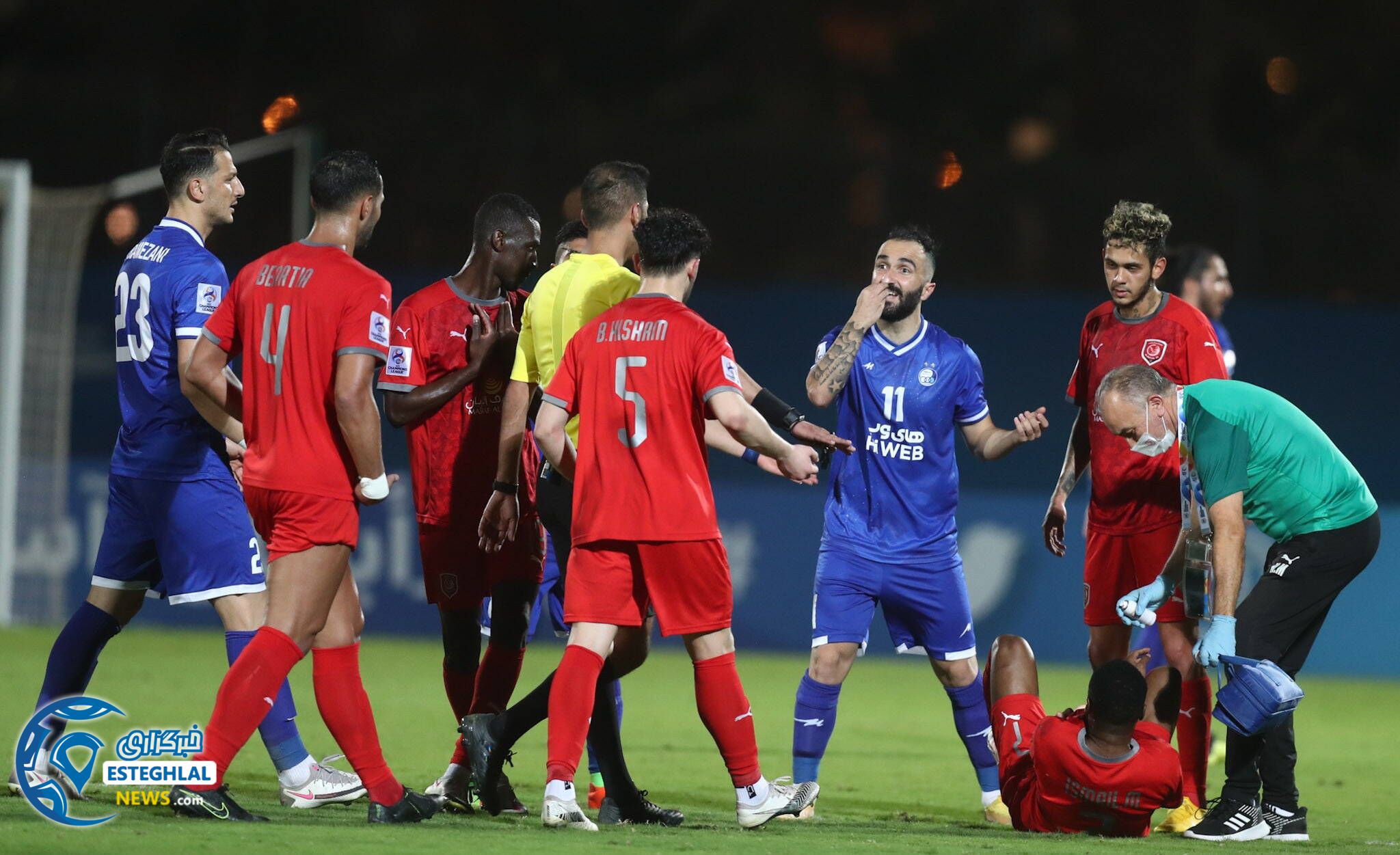 الدحیل قطر 4-3 استقلال ایران