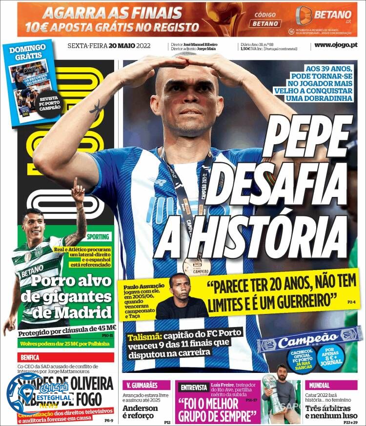 روزنامه ورزشی اوجوگو جمعه 30 اردیبهشت 1401