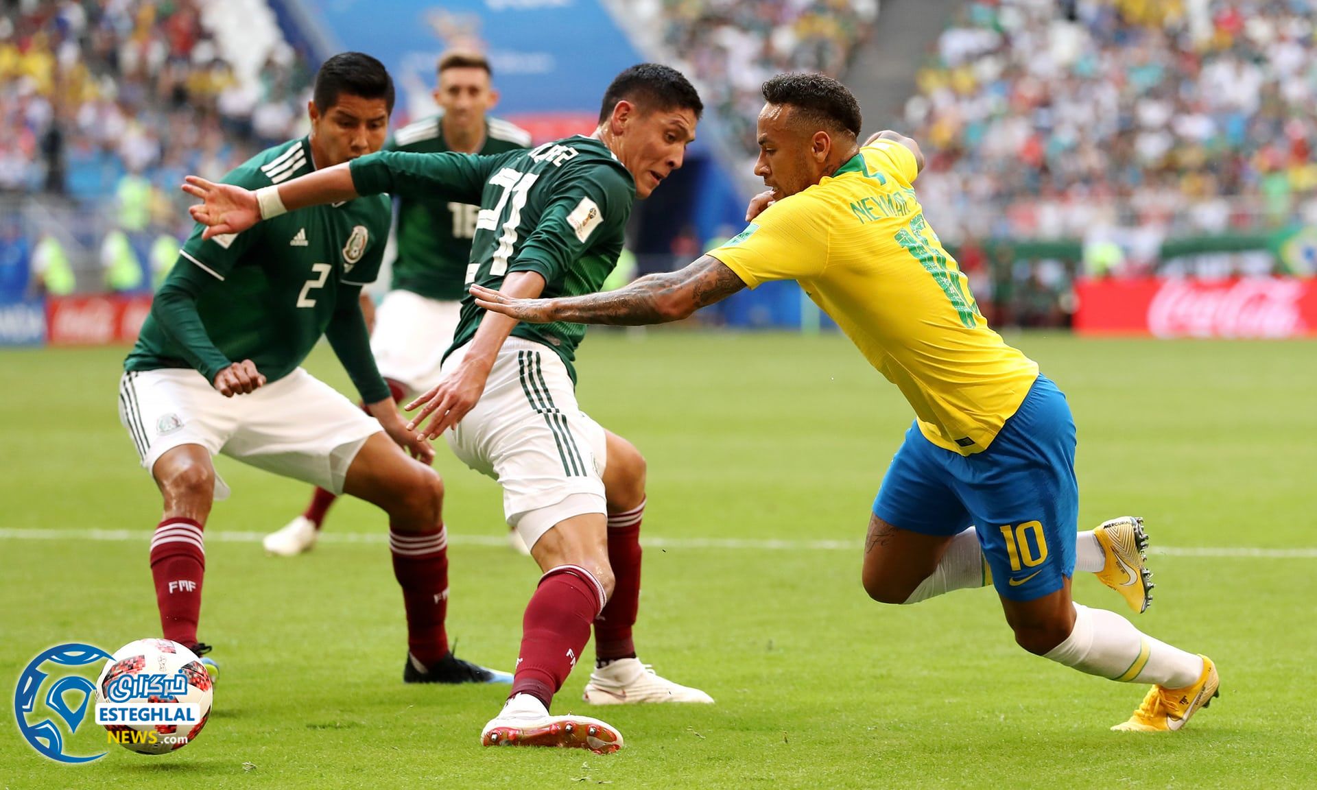 دیدار برزیل و مکزیک