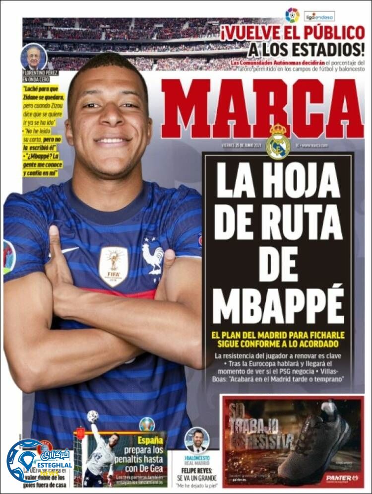 روزنامه ورزشی مارکا جمعه 4 تیر 1400